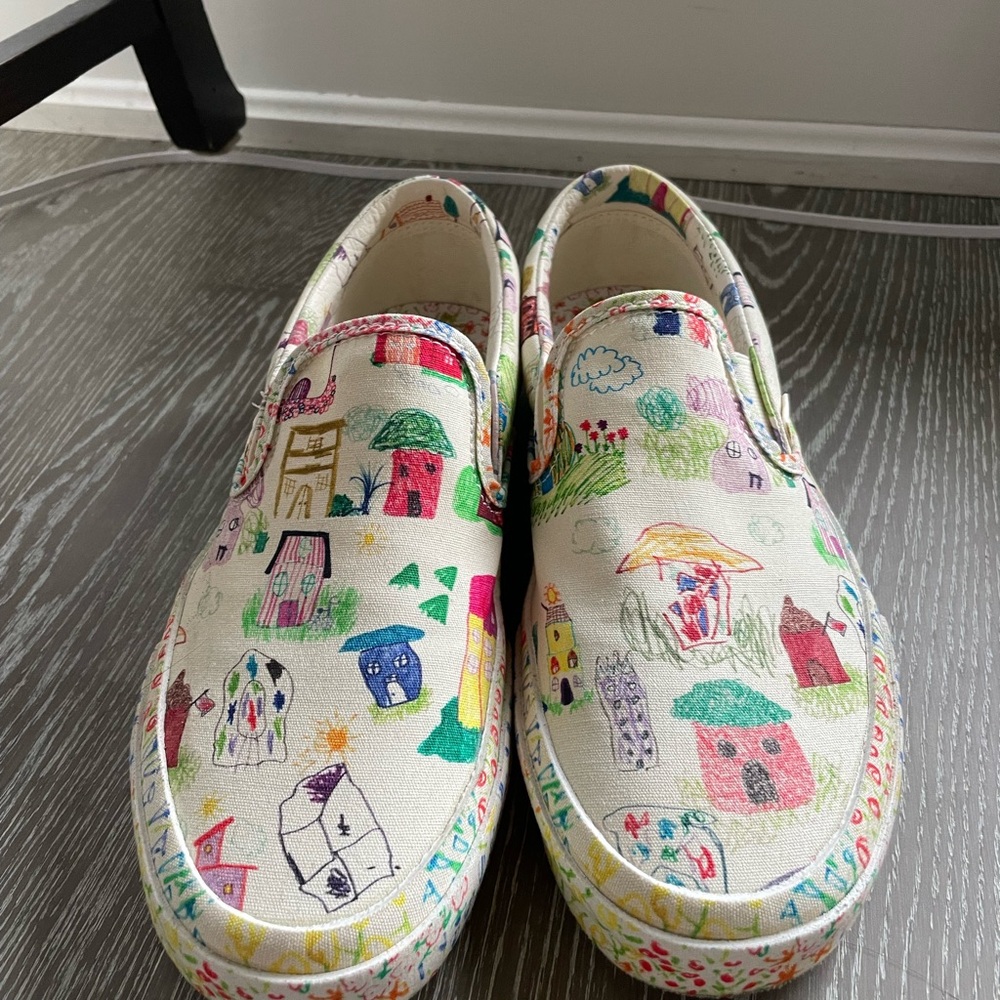 COLLINA STRADA X VANS Collaboration Slip-Ons